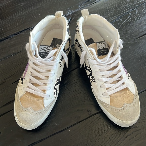 Golden Goose Mid Star Classic suede toe snake leather 38 - Picture 2 of 8